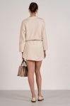 Stone Long Sleeve Crewneck Dress
