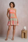 Venus Dress - Neon Aztec