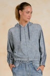 The Easy Street Faux Denim Zip Jacket