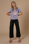 Disco Leopard Hi-Lo Tee