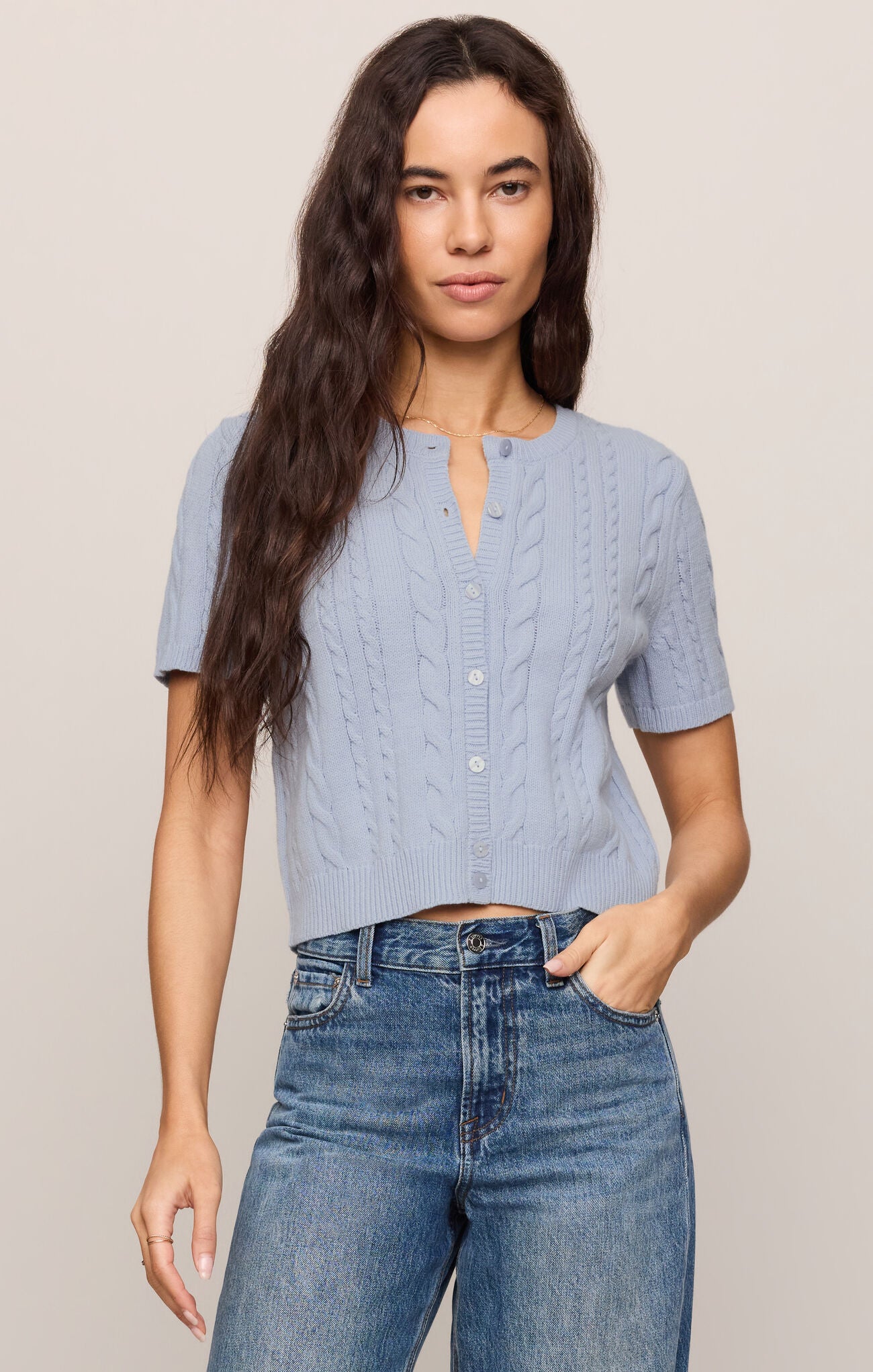 Cera Cardigan - Skyline