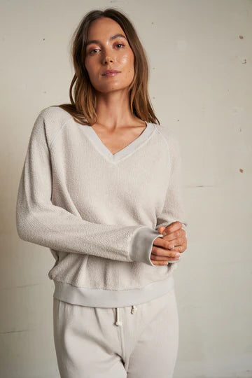 Perfect White Tee - Zuri- Silver